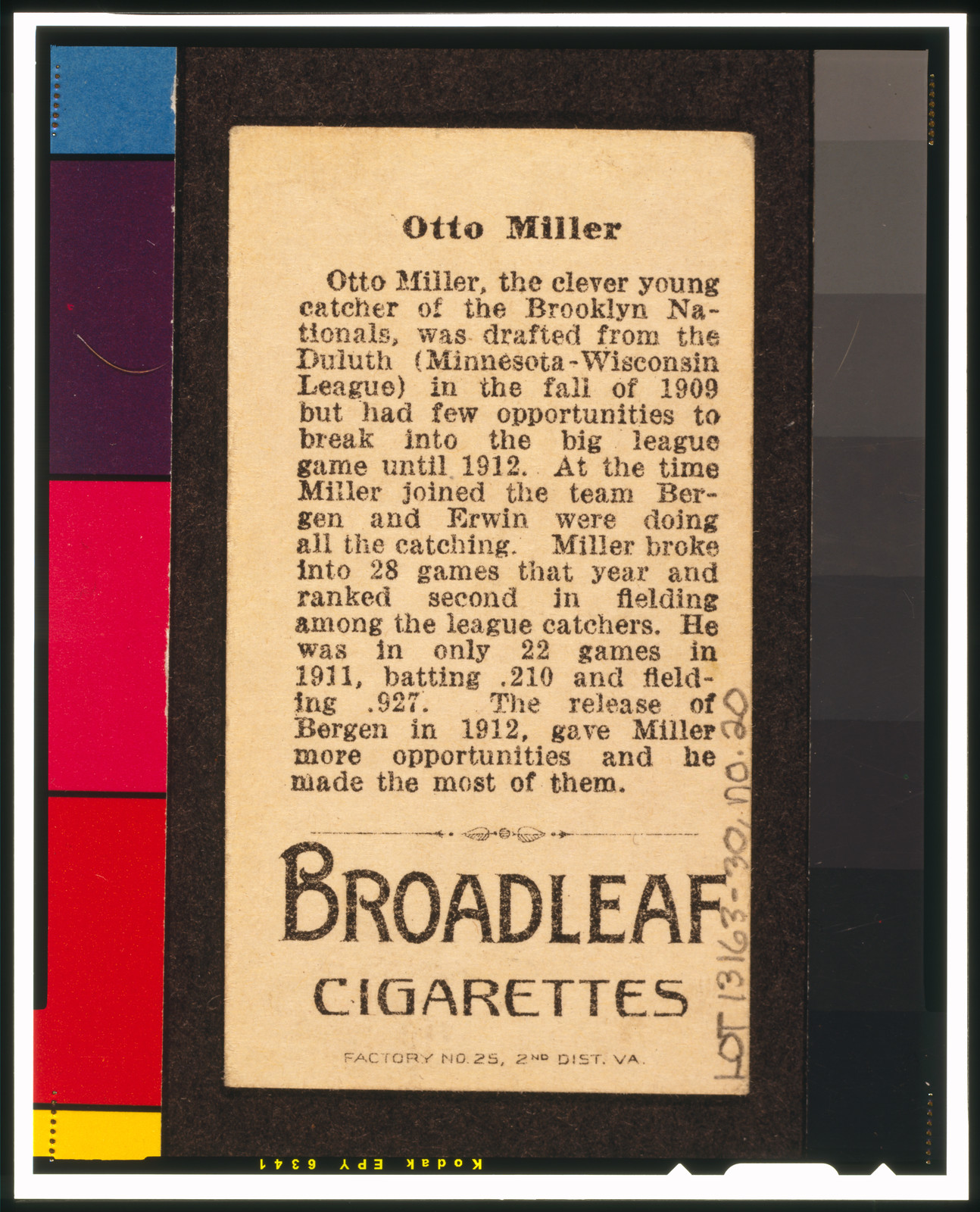 Brown Backgrounds (T207), 1912 — historic print