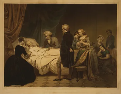 Life of George Washington - Deathbed