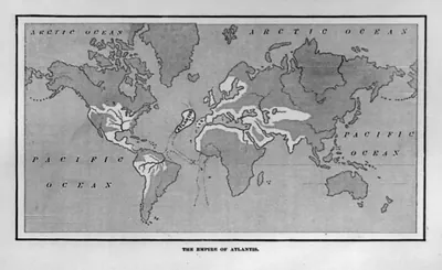 The empire of Atlantis [map]