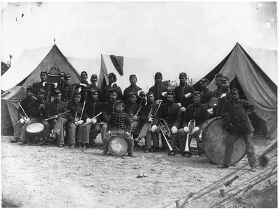 Hilton Head, S.C., c. Feb. 28, 1862. Band of 3rd New Hampshire Infantry