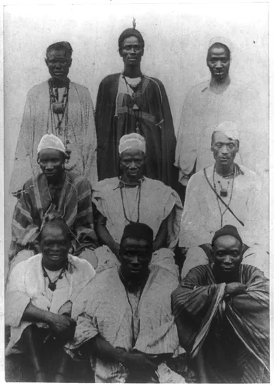 [Liberia, West Africa: Nine Mandingo people]