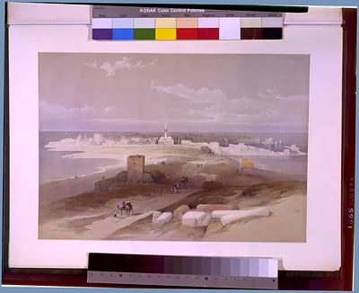 Tsur ancient Tyre from the Isthmus April 27th 1839 / David Roberts.