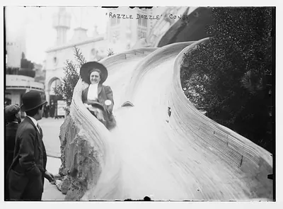 Razzle Dazzle ride at Coney Island N.Y.