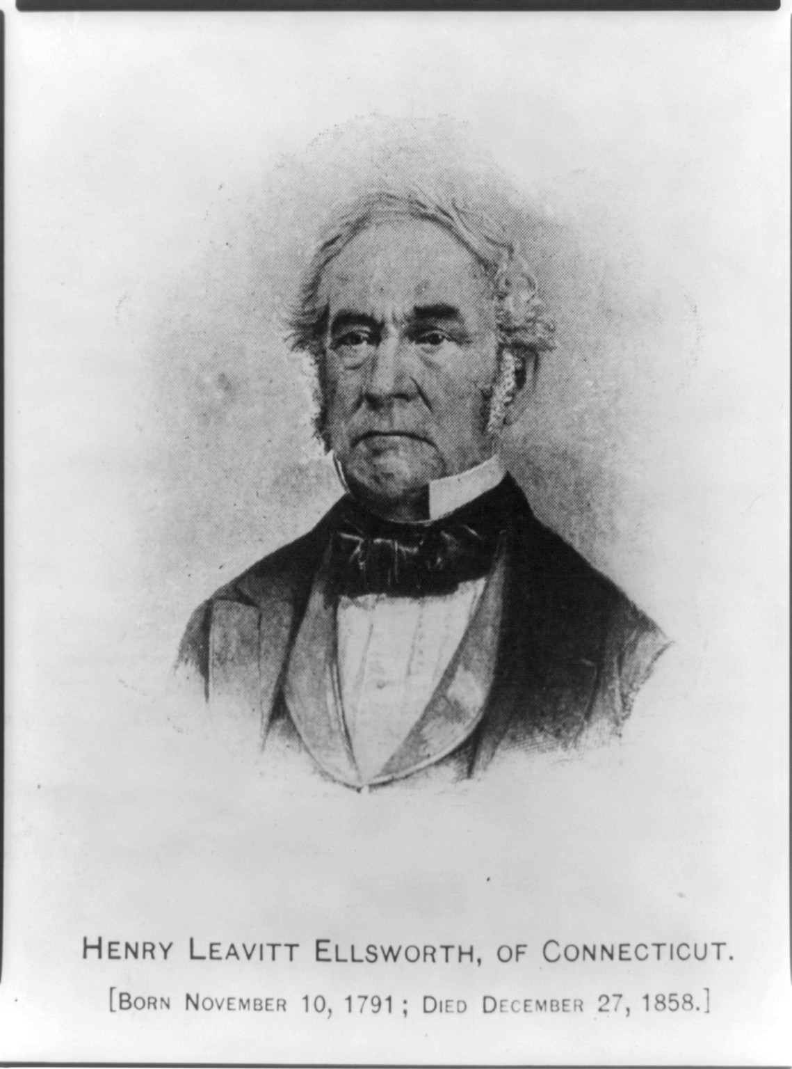 [Henry Leavitt Ellsworth, head-and-shoulders portrait, facing left], 1902 — historic print