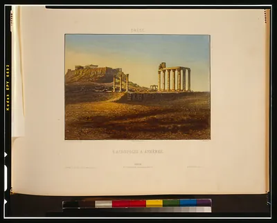 L'acropolis à Athènes / daguérreotype Lerebours ; Imp. de Bougeard ; Appert sc.