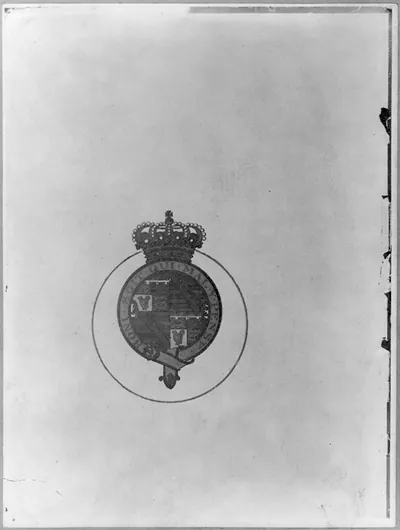 [Last page from the memorial to Queen Victoria on her Jubilee, 1887, designed by Whistler]