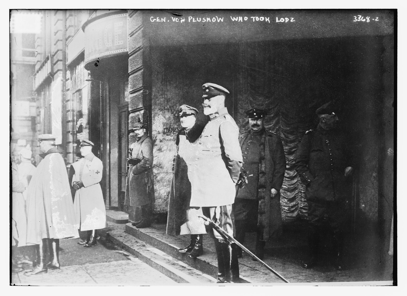 Gen. Von Pluskow who took Lodz, n/a — historic photograph