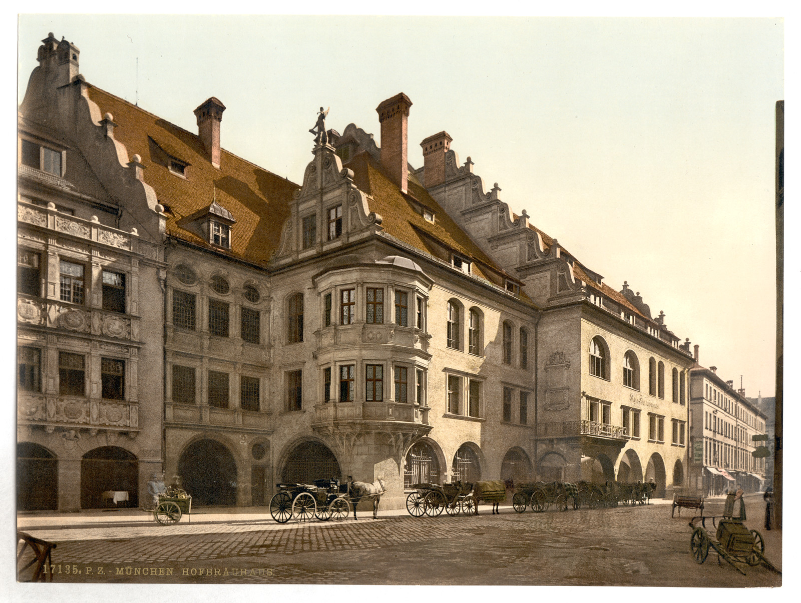 Hofbrauhaus Munich Bavaria Germany, [between ca. 1890 and ca. 1900]. — historic print