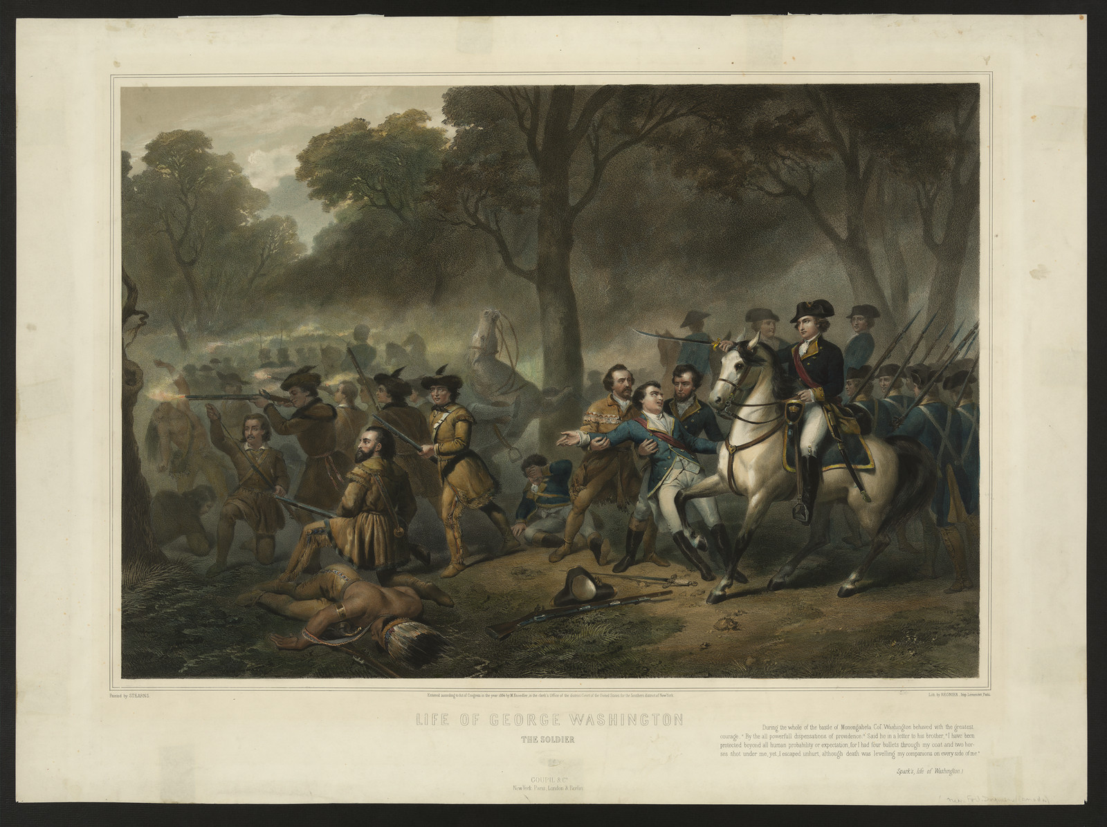 Life of George Washington: The Soldier — historic image