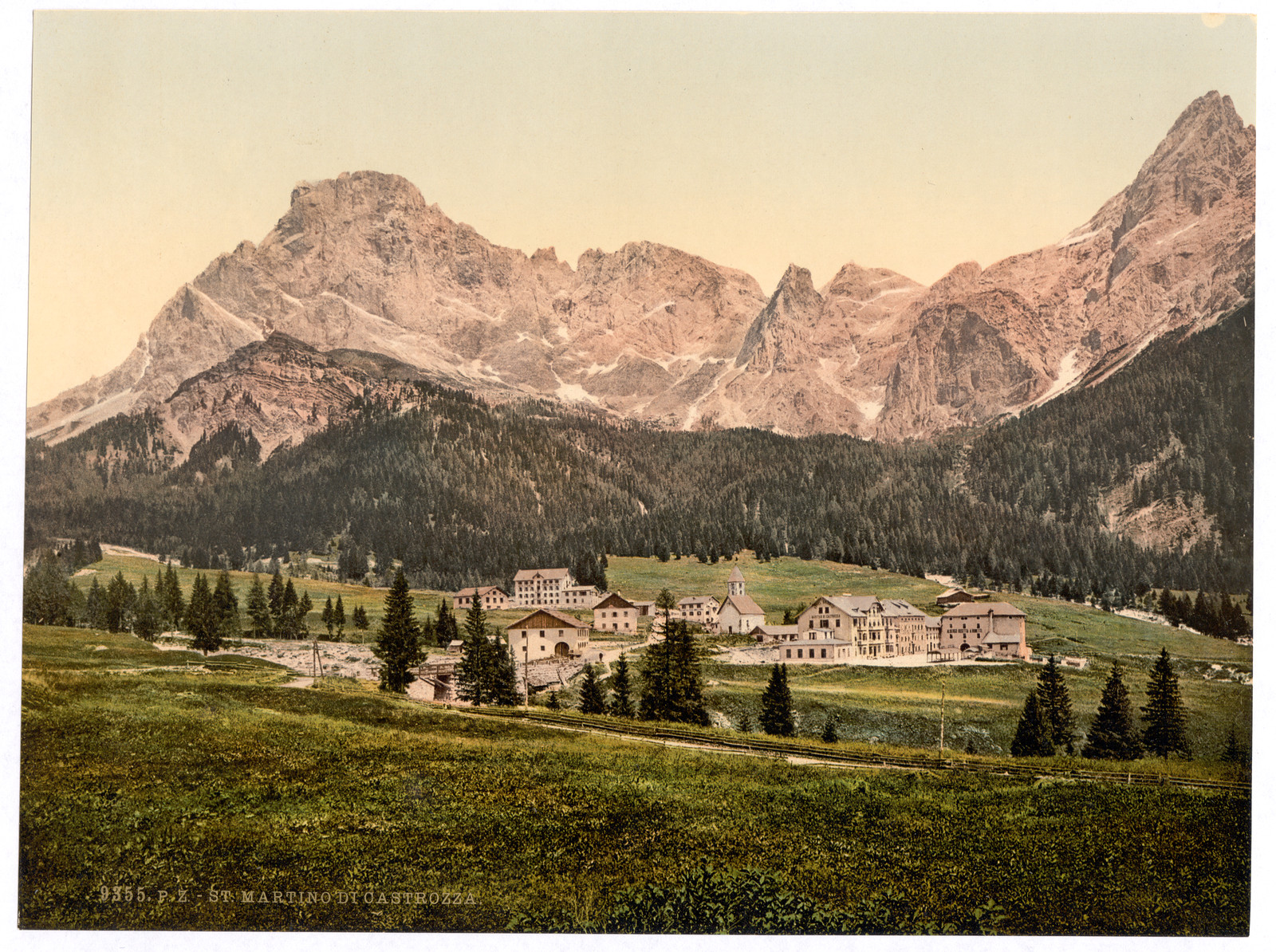 St. Martino di Castrossa (i.e. San Martino di Castrozza) Tyrol Austro-Hungary, [between ca. 1890 and ca. 1900]. — historic print