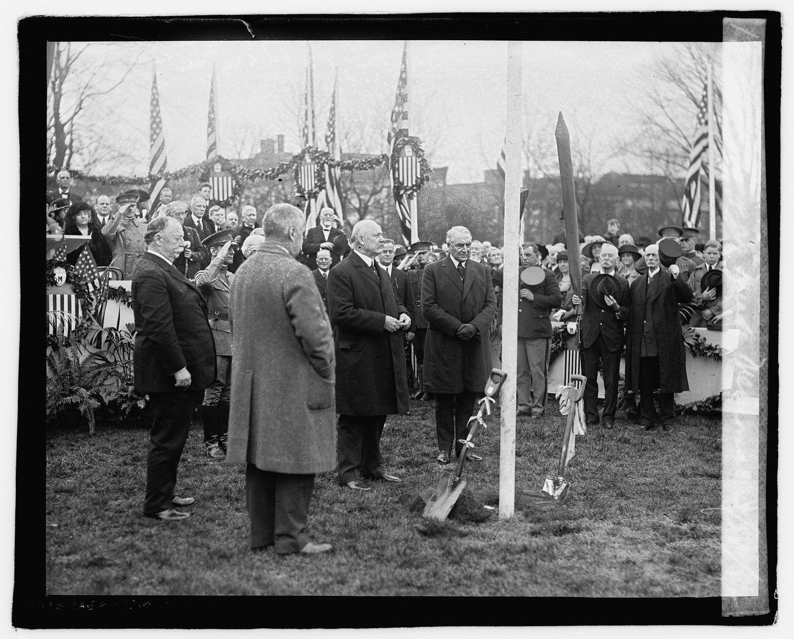Harding at Meade Memorial, 3/28/22, [19]22 March 28. — historic photograph