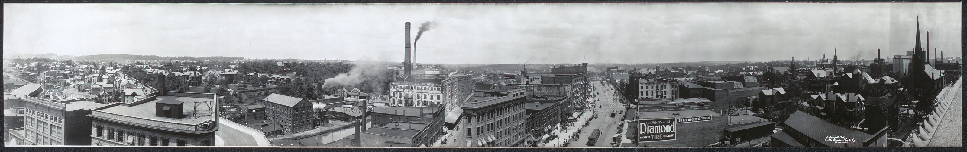 Panoramic view of Akron, Ohio, 1911, 1911 — historic image