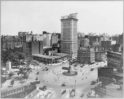 Columbus Circle, New York City: [Looking South]