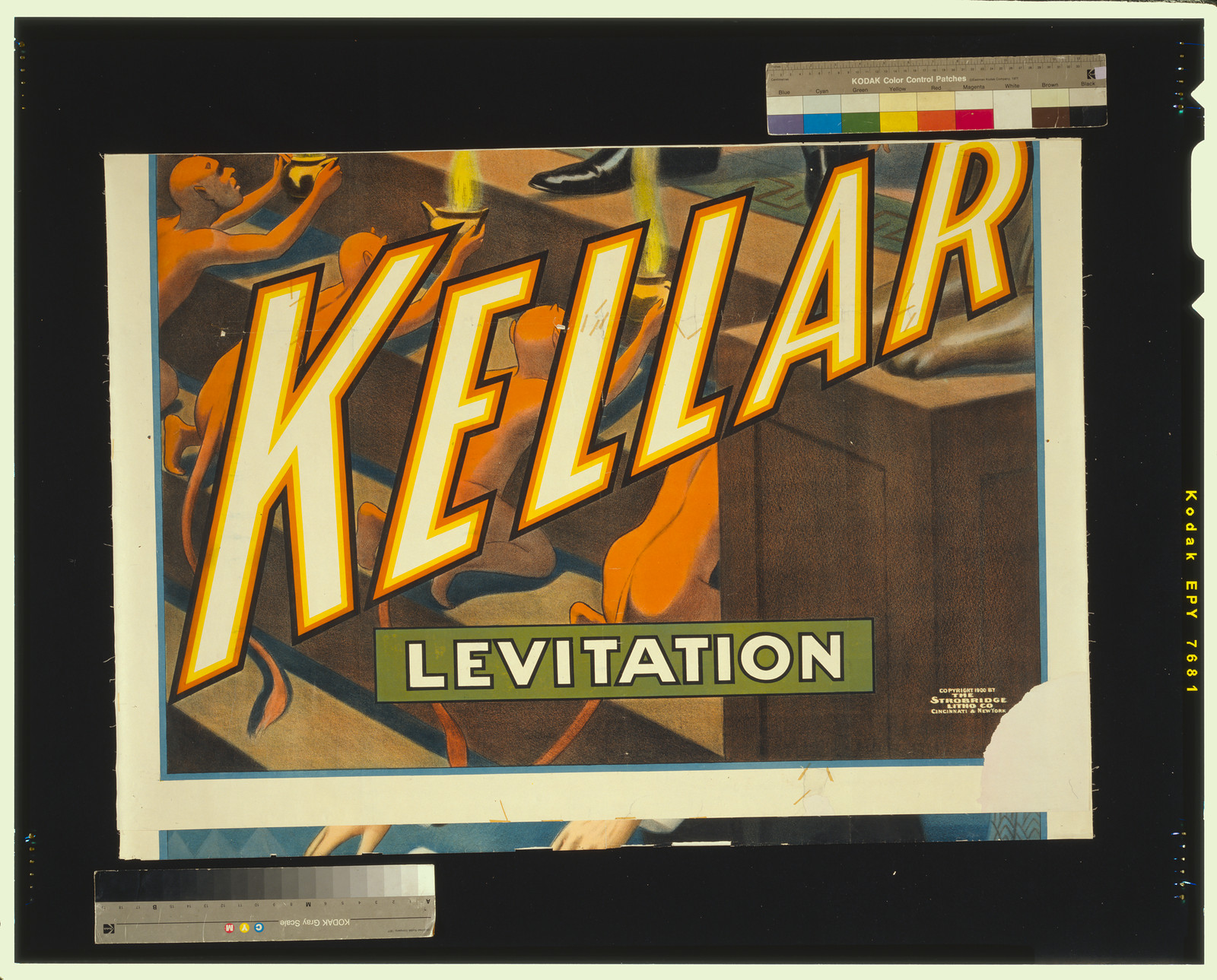 Kellar, Cincinnati ; New York : Strobridge Litho. Co., c1900. — vintage poster