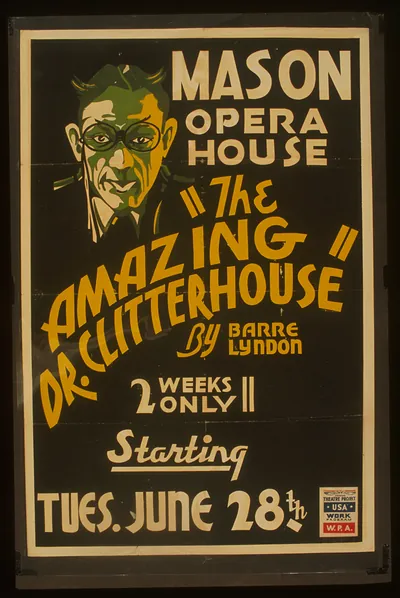 The amazing Dr. Clitterhouse by Barre Lyndon