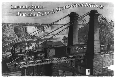 The only rout via Niagara Falls & Suspension Bridge