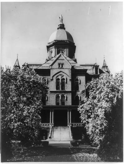 Gold Dome of Administration Building, University of Notre Dame, [South Bend, Indiana]