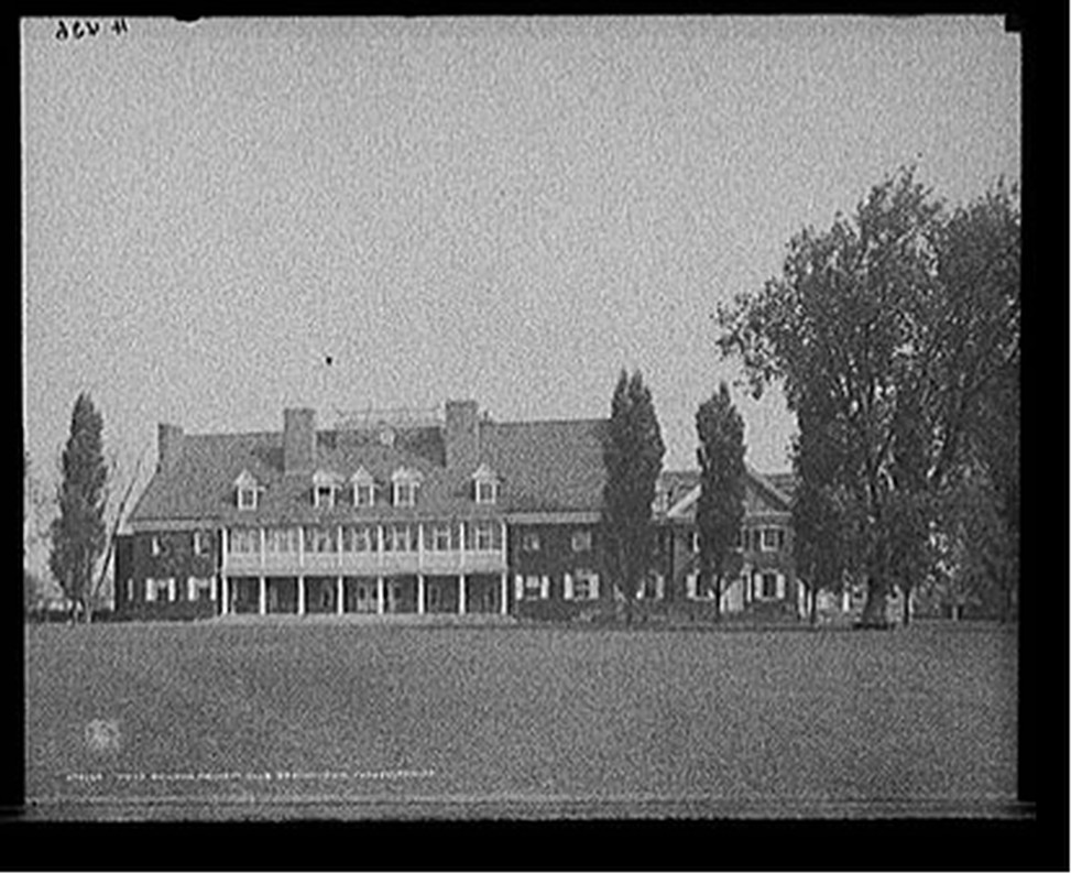 Men's building, Manheim Club, Germantown, Philadelphia, Pa., c1908. — historic photograph