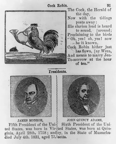Antique Photo Print - Illustrated pages from various early editions (2)