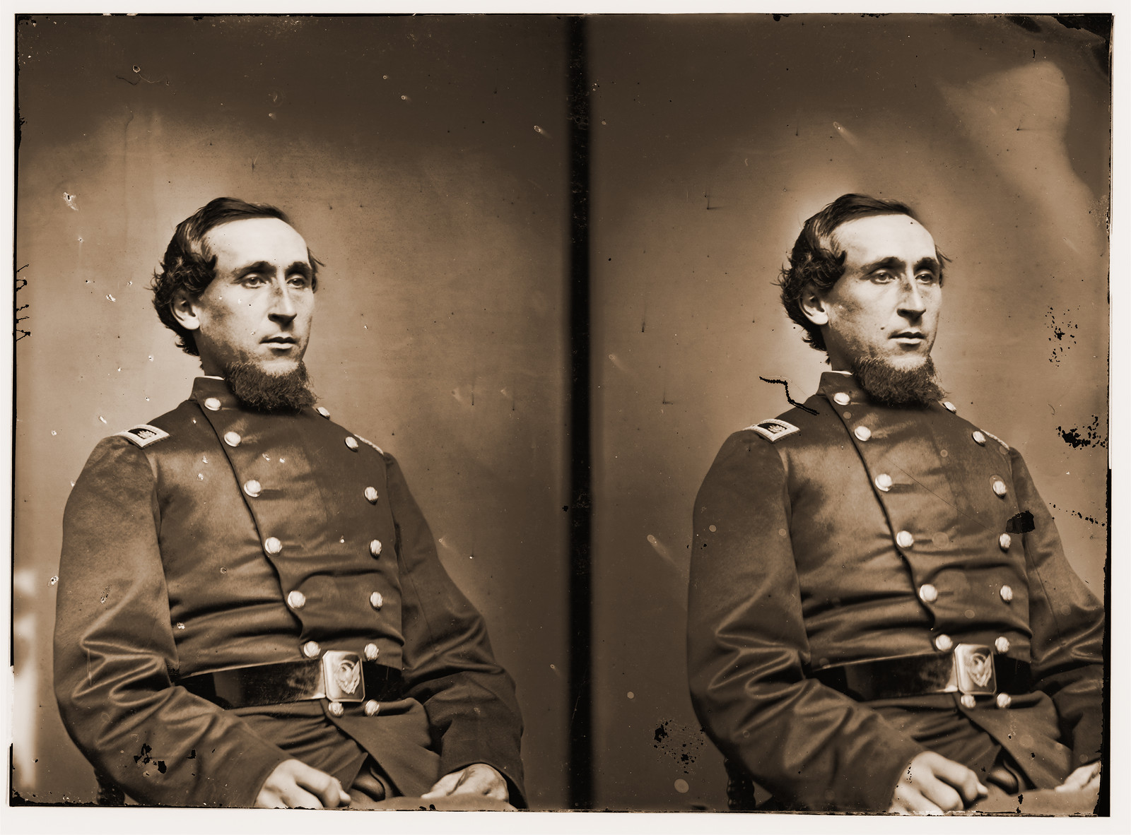 Surg. M.E. Simmons 22nd Mass Inf, 1860 — historic photograph