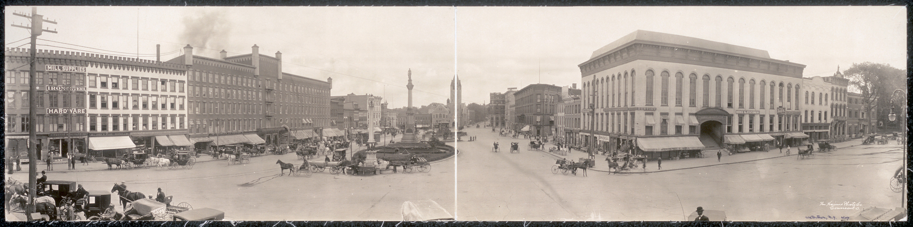 Watertown Square 1909a, New York, 1909 — historic image