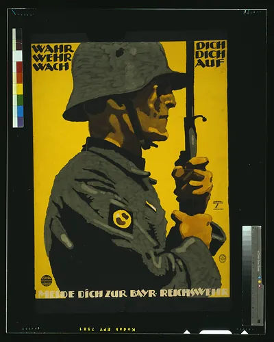 Wahr Wehr Wach, Dich Dich Auf: Melde Dich zur Bayr. Reichswehr