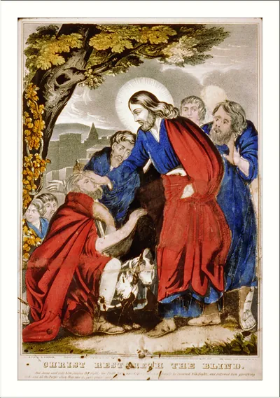 Christ restoreth the blind