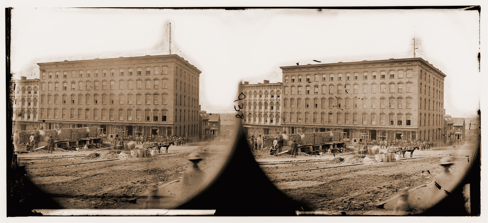 Richmond Virginia. Spotswood hotel. (Main Street), 1865 — historic photograph