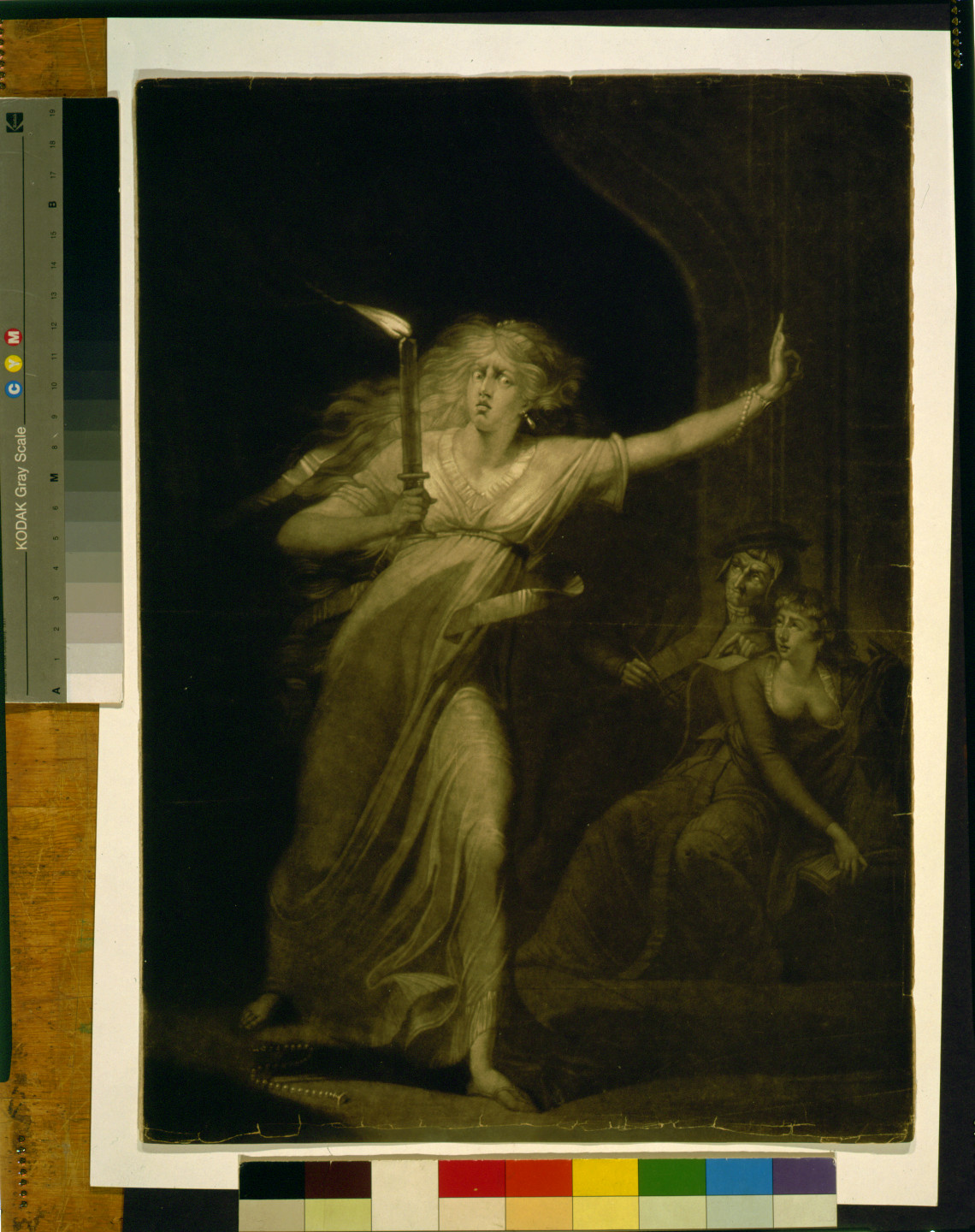 [Lady MacBeth] [Act, 5th--'One, two; why then 'tis time to do't / painted by H. Fuseli ; engrved by J.R. Smith]., [London : Published by I.R. Smith, 1784 Jan. 6] — vintage poster