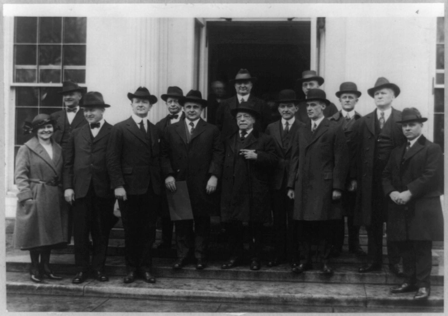Packers representatives and employees call at White House, [no date recorded on caption card] — historic photograph