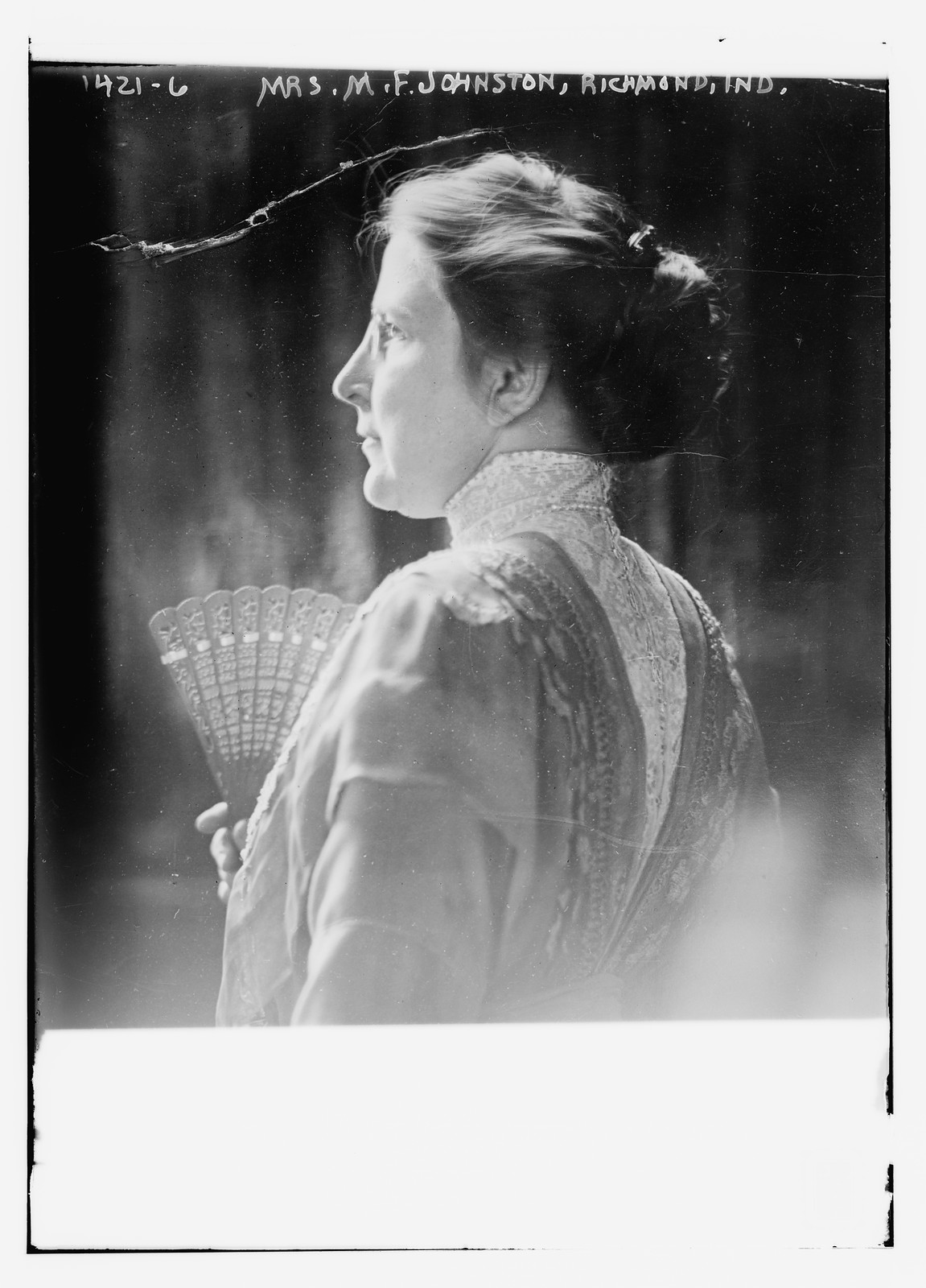 Mrs. M.F. Johnston, Richmond, Ind., n/a — historic photograph