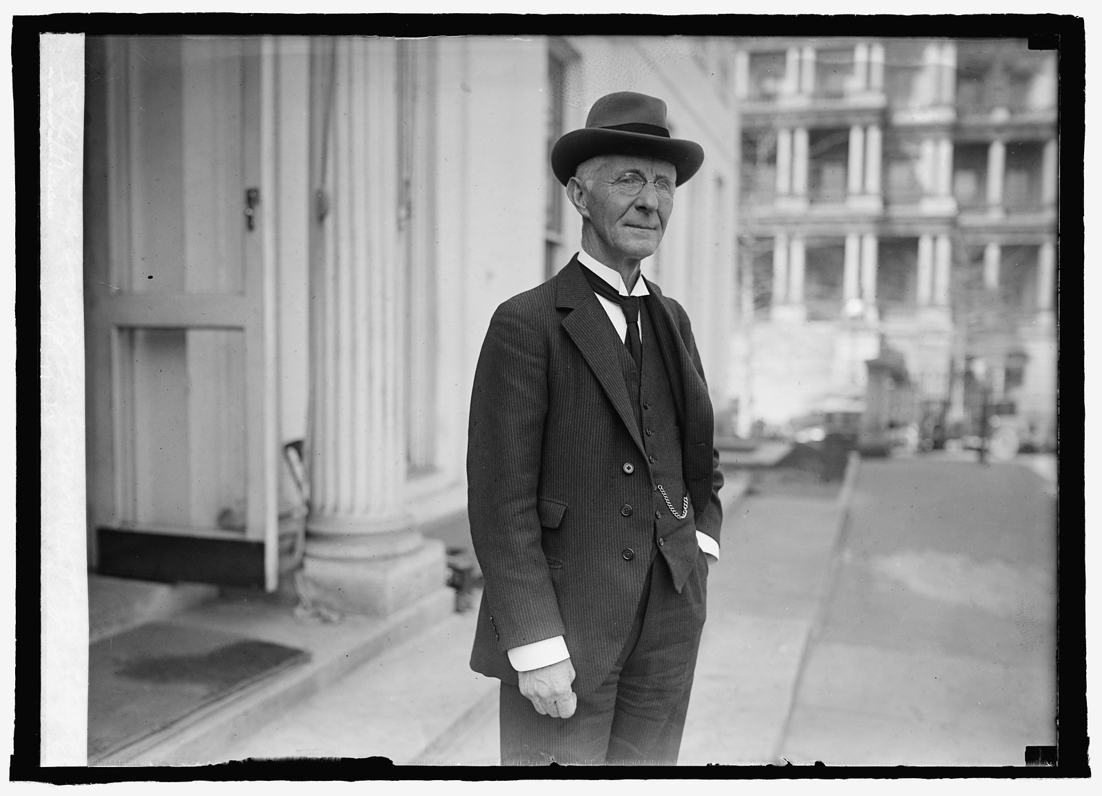 Lord Maclay of Glasgow at W.H. [i.e., White House, Washington, D.C.], 4/7/25, [19]25 April 7. — historic photograph