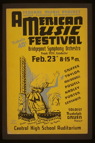 American music festival - Bridgeport Symphony Orchestra - Frank Foti conductor