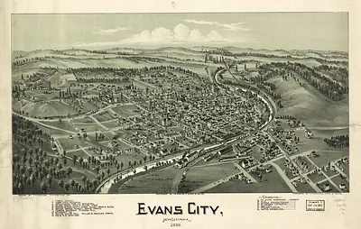 Evans City, Pennsylvania, 1900