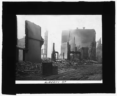 [Baltimore fire, 1904] Liberty St.