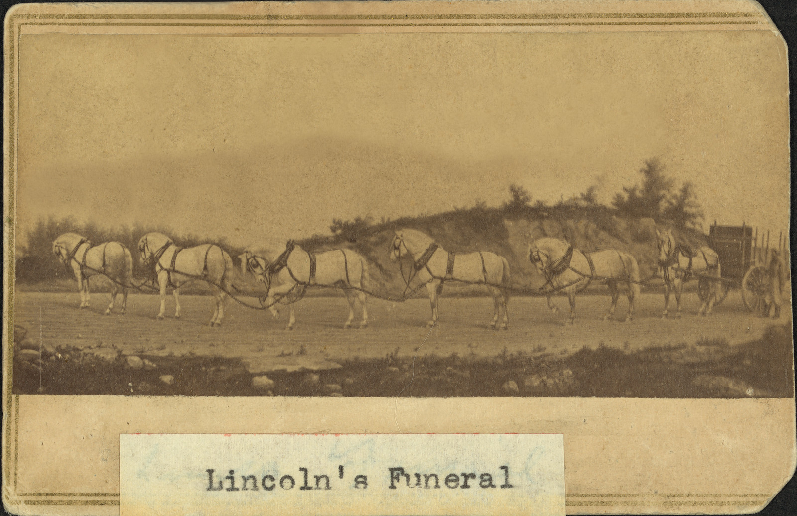 Lincoln's Funeral, c. 1865 — historic photograph