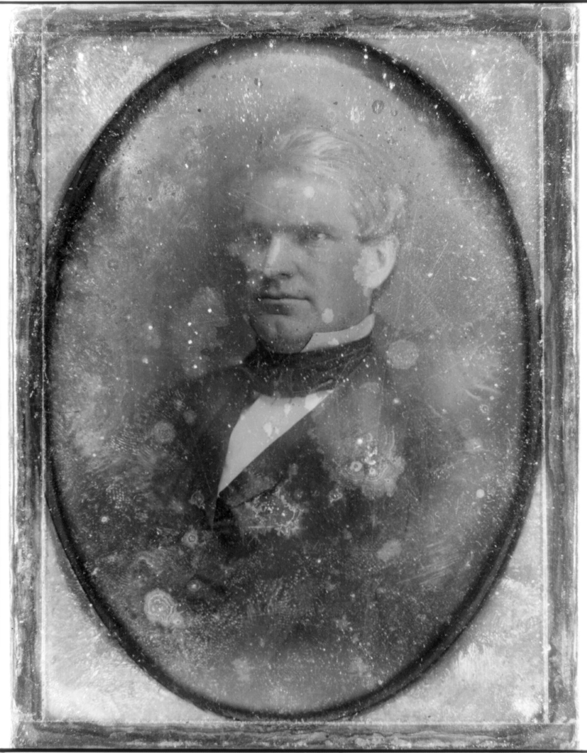 [Nathan Kelsey Hall, half-length portrait, three-quarters to the left], [between 1844 and 1852] — historic photograph