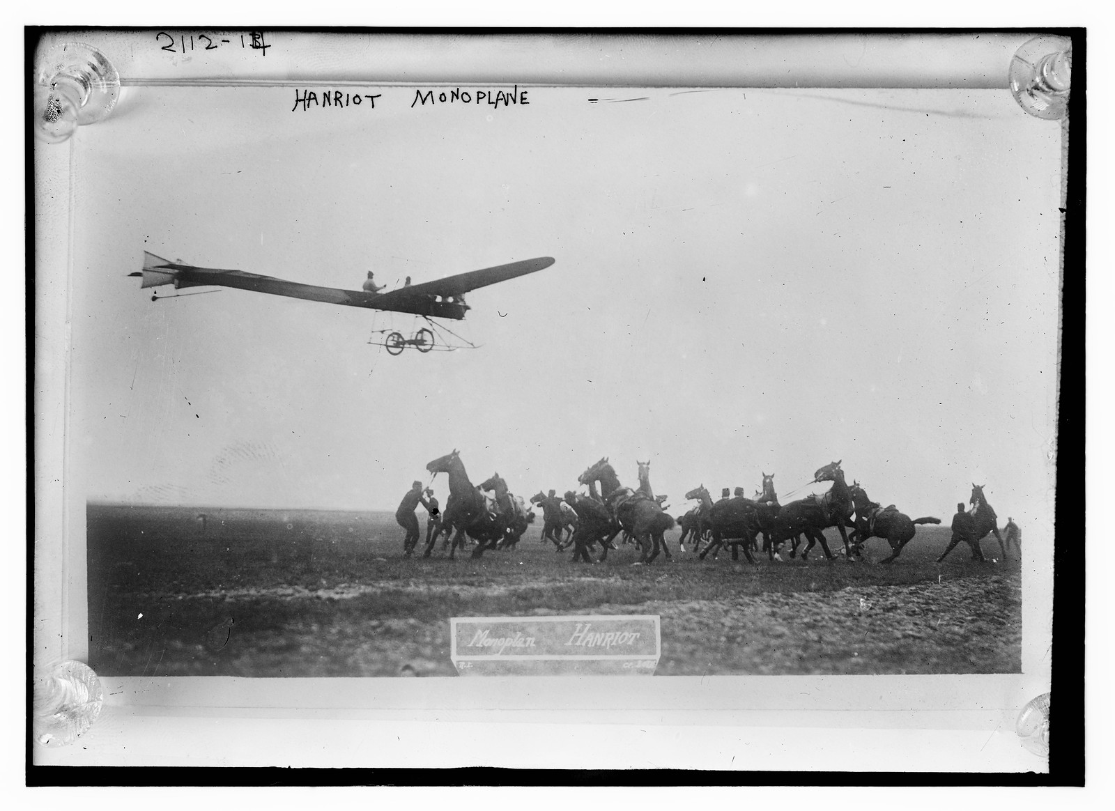 Hanriot monoplane, n/a — historic photograph