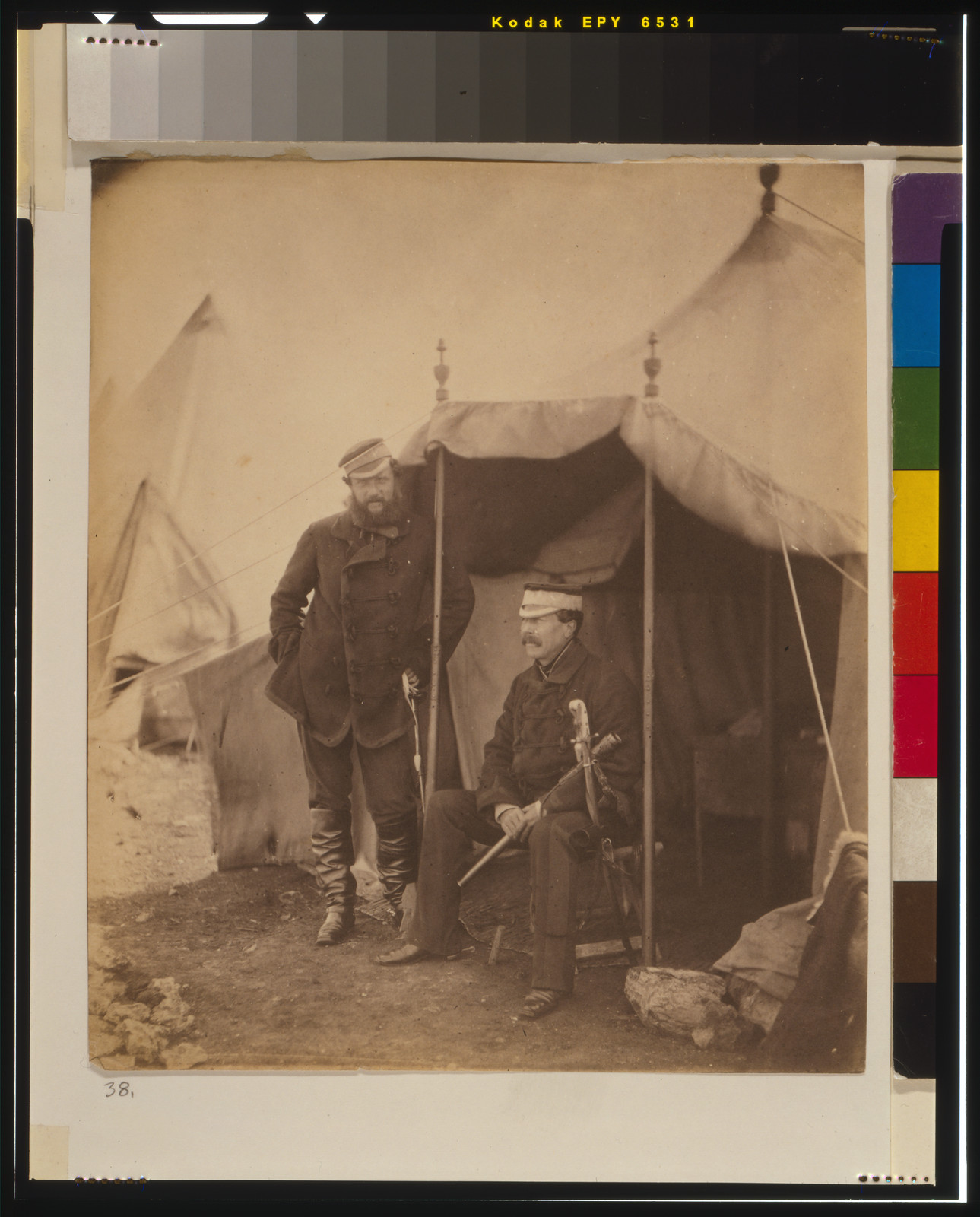 Lieut.-General Sir John Campbell and Captain HumeLieu.t -Gen.l Sir John Campbell, [1855] — historic photograph