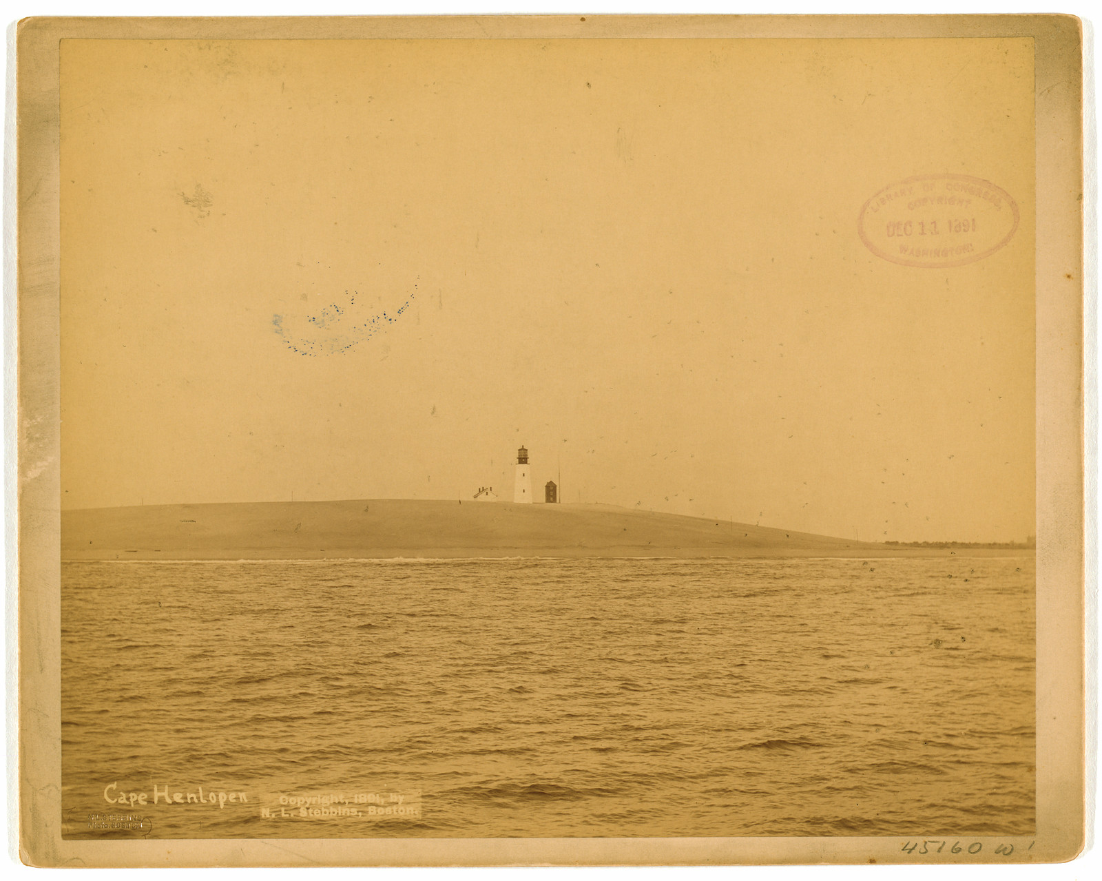 Cape Henlopen, c1891. — historic photograph