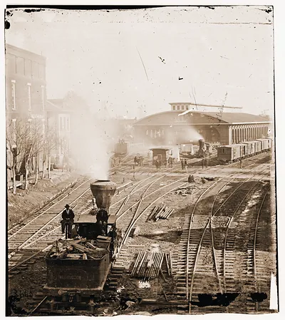 Atlanta Georgia. Railroad yards