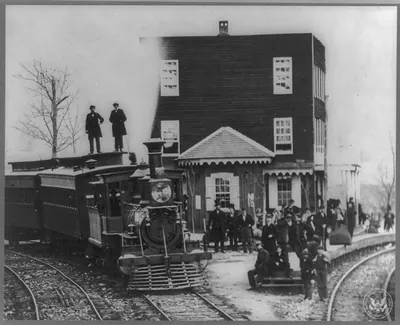 [Hanover Junction, Pennsylvania. 1863. Hanover Junction Railroad Station]