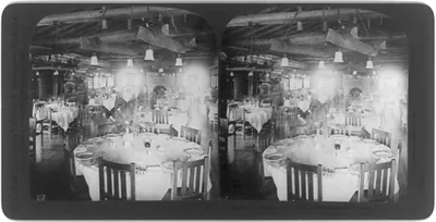 The dining room, El Tovar Hotel, Grand Canyon, Arizona
