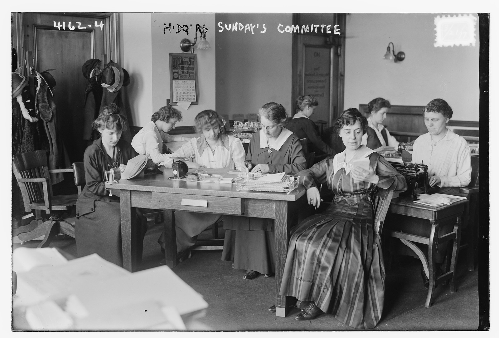 Hdqrs. -- Sunday's Committee, n/a — historic photograph