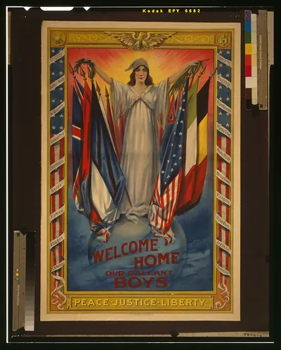Welcome home our gallant boys / Hennegan & Co. Cincinnati, O.