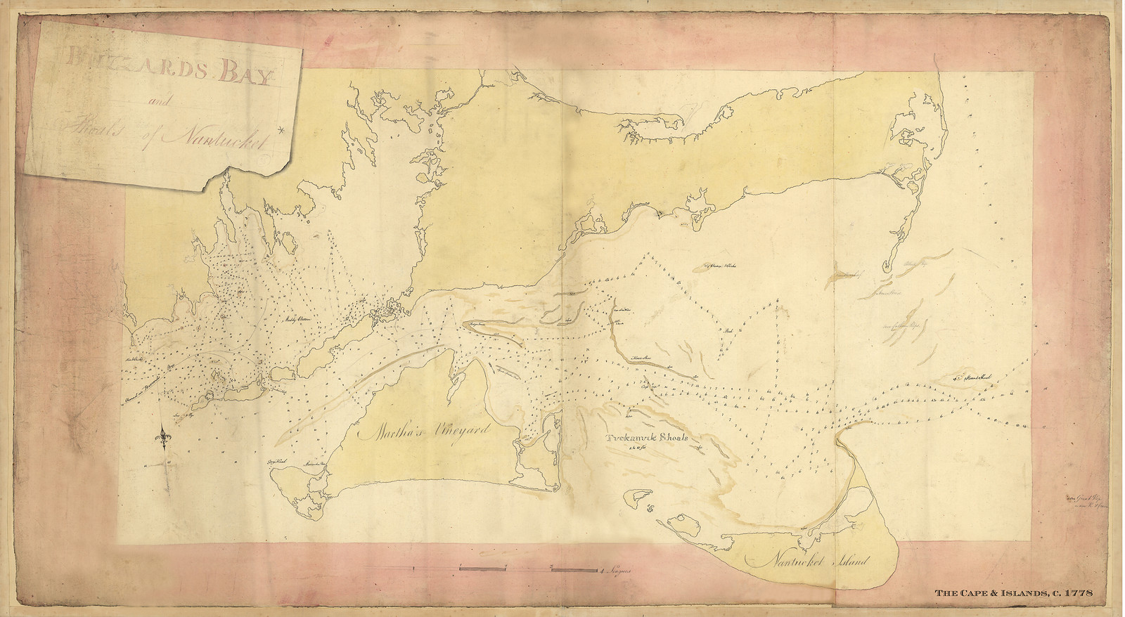 MA Cape and Islands 1778-reduced — antique map