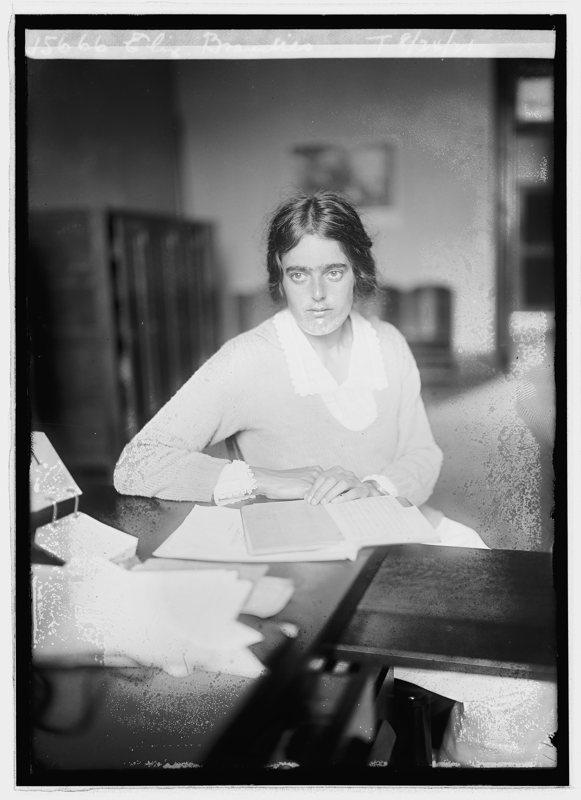 Eliz. Brandeis, 8/24/21, [19]21 August 24. — historic photograph