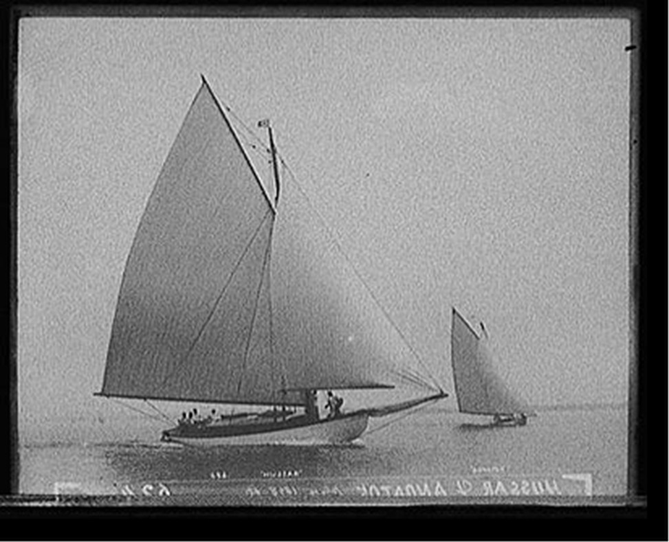 Hussar [and] Anoatok, 1898 July 4. — historic photograph