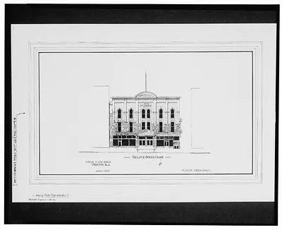 [Taylor's Opera House, S. Broad St. near Warren St., Trenton, New Jersey] / AFD.