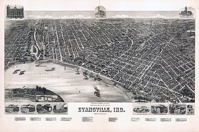 Evansville, Indiana, 1888